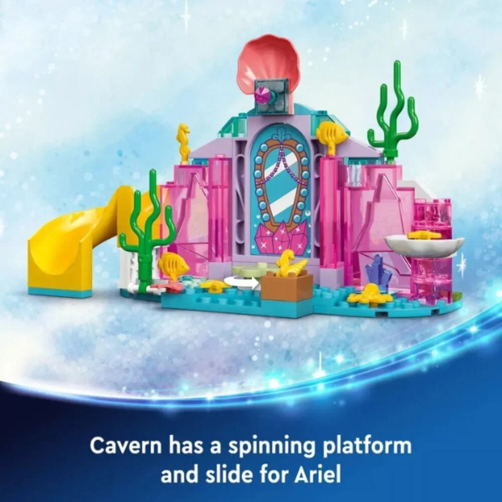 LEGO Disney Princess Ariel's Crystal Cavern and Treasure Chest 43254